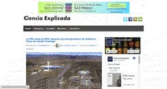 Desktop Screenshot of ciencia-explicada.com